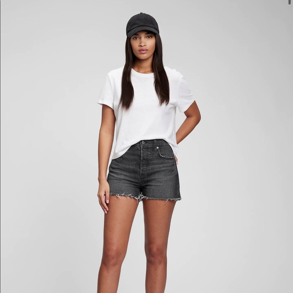 Gap Black Denim Short Jean Shorts